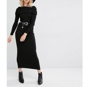 MANGO Off The Shoulder Dress Small
